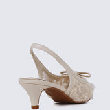 Cyanelle Comfy Heels In NudeHeels - myballerine