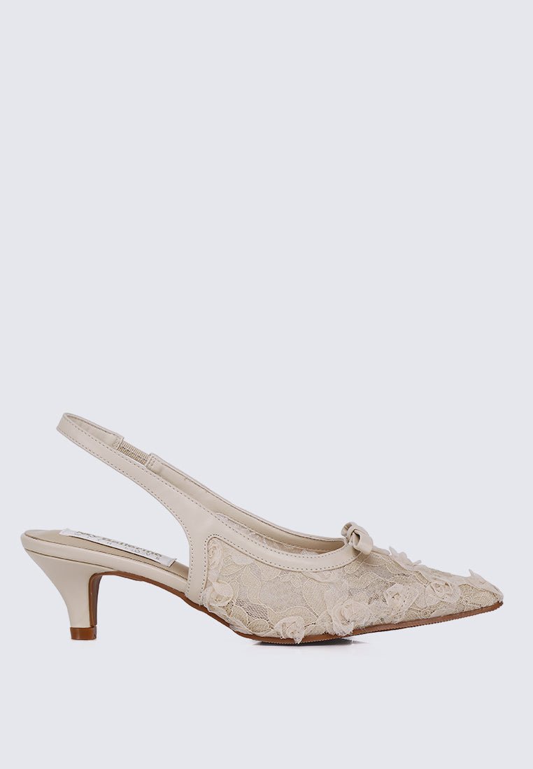 Cyanelle Comfy Heels In NudeHeels - myballerine
