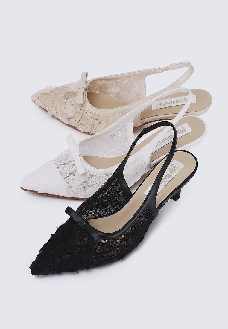 Cyanelle Comfy Heels In NudeHeels - myballerine