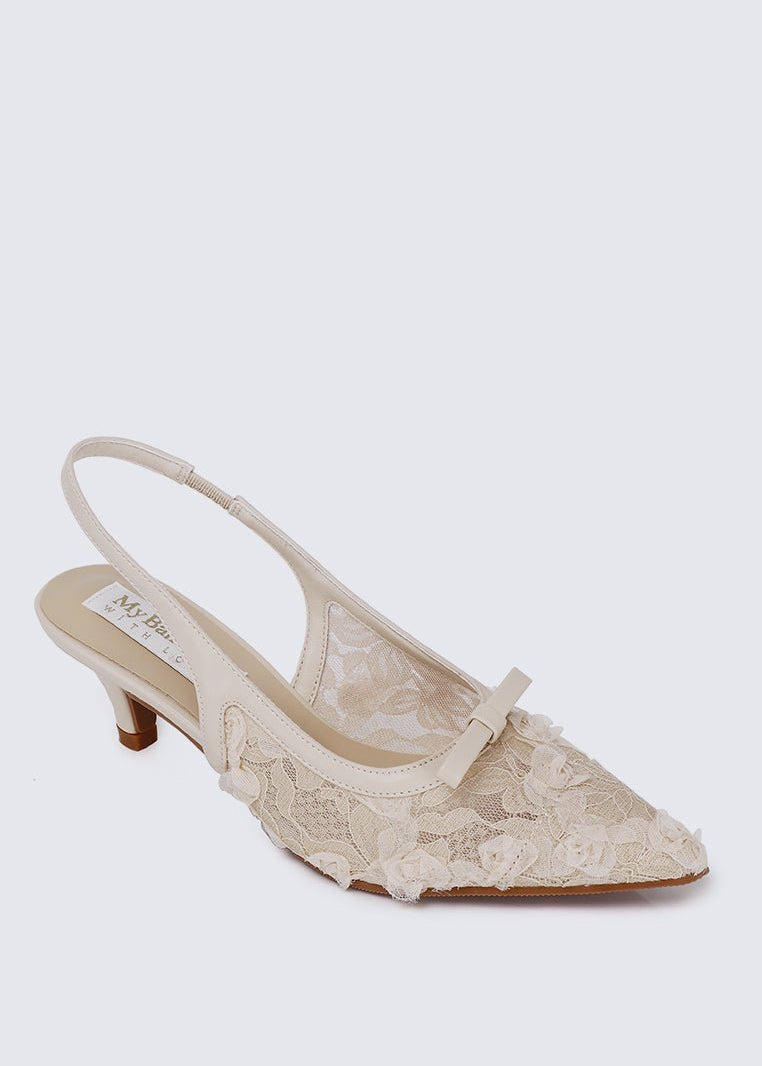 Cyanelle Comfy Heels In NudeHeels - myballerine