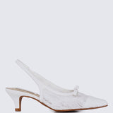 Cyanelle Comfy Heels In WhiteHeels - myballerine