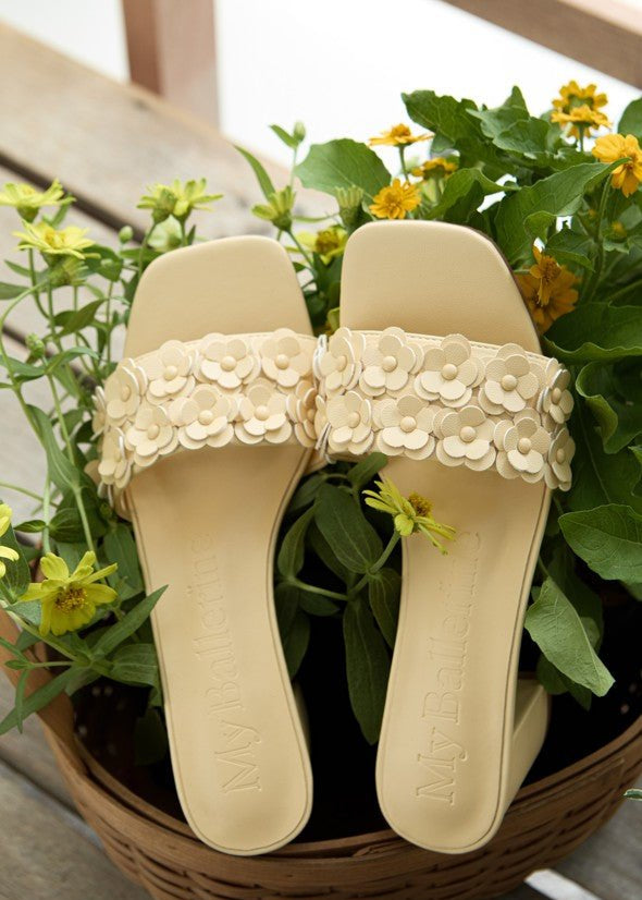 Cyrene Comfy Heels In ButterHeels - myballerine