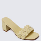 Cyrene Comfy Heels In ButterHeels - myballerine