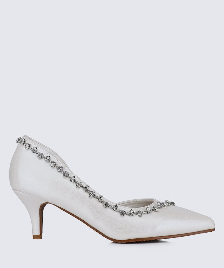 Dahlia Comfy Pumps In IvoryShoes - myballerine