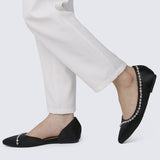 Delilah Comfy Ballerina In Black - myballerine