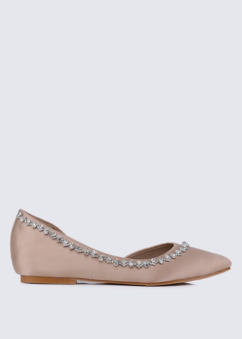 Delilah Comfy Ballerina In Taupe - myballerine