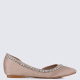 Delilah Comfy Ballerina In Taupe - myballerine