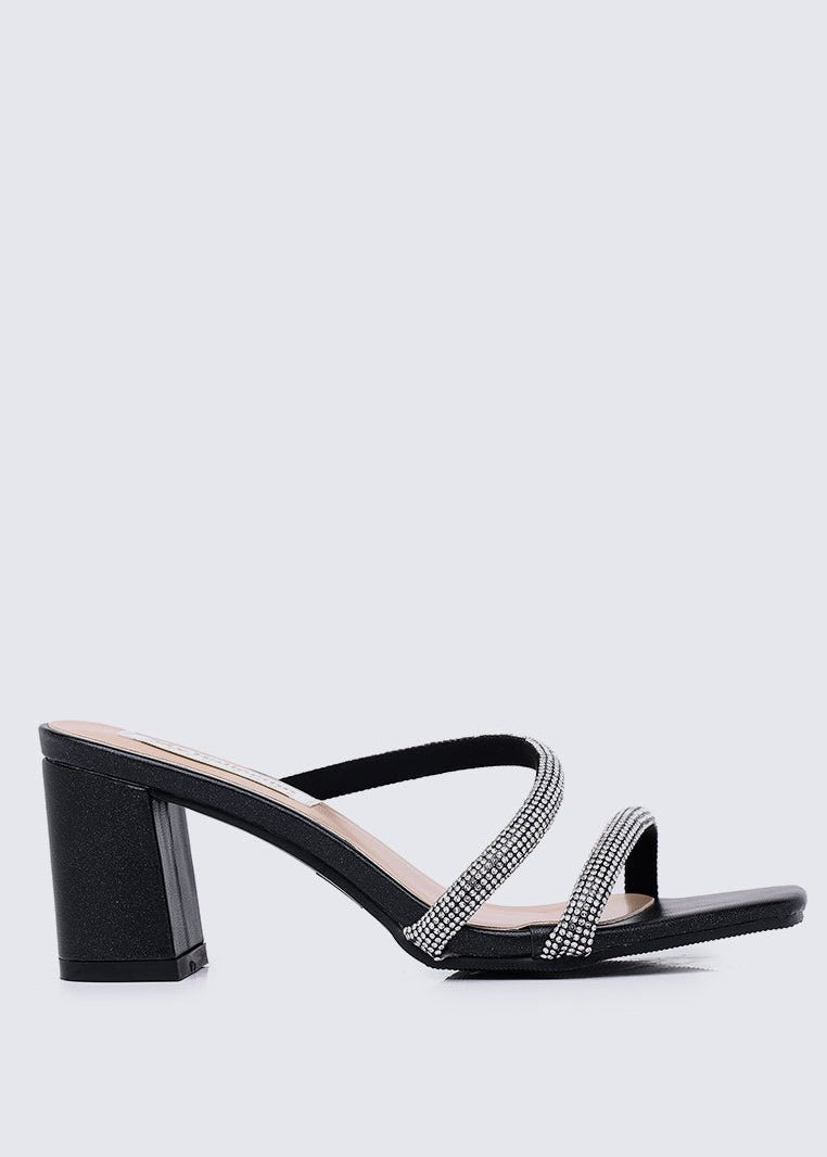 Delphine Comfy Heels In BlackShoes - myballerine