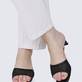 Devika Comfy Heels In BlackShoes - myballerine