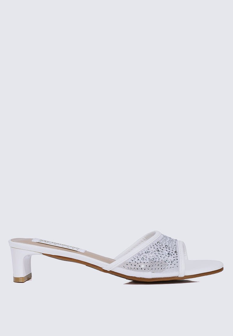 Devika Comfy Heels In IvoryHeels - myballerine