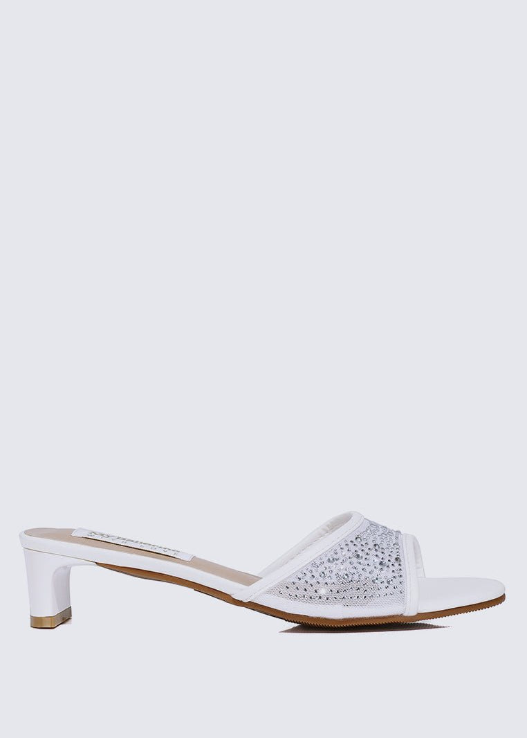 Devika Comfy Heels In IvoryShoes - myballerine