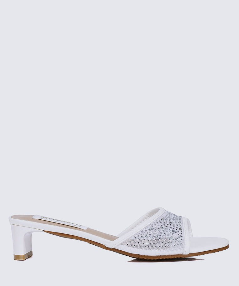 Devika Comfy Heels In IvoryShoes - myballerine