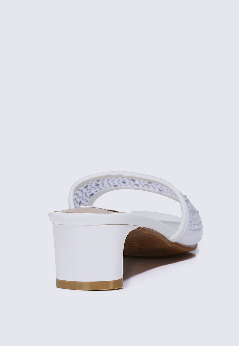 Devika Comfy Heels In IvoryShoes - myballerine
