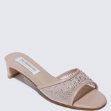 Devika Comfy Heels In NudeHeels - myballerine