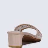 Devika Comfy Heels In NudeHeels - myballerine