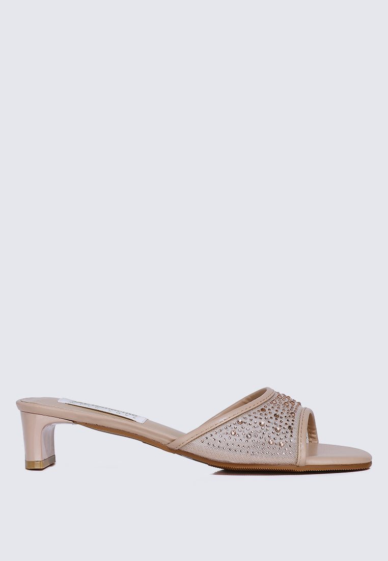 Devika Comfy Heels In NudeHeels - myballerine