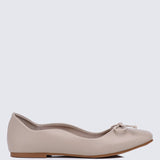Dorra Comfy Ballerina In AlmondShoes - myballerine