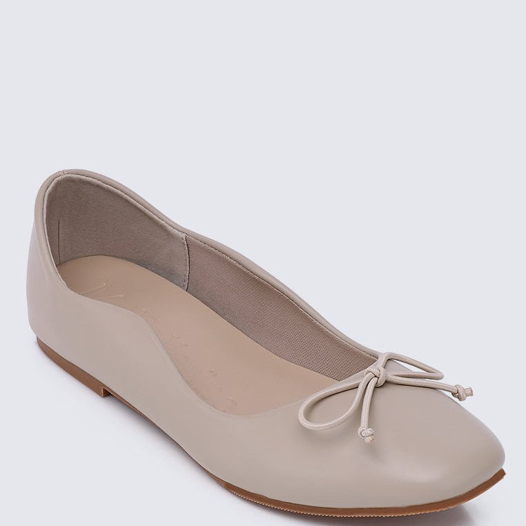 Dorra Comfy Ballerina In AlmondShoes - myballerine