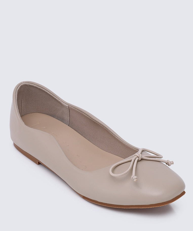 Dorra Comfy Ballerina In AlmondShoes - myballerine