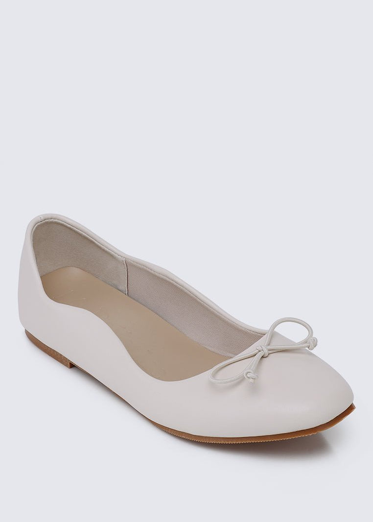 Dorra Comfy Ballerina In BeigeShoes - myballerine