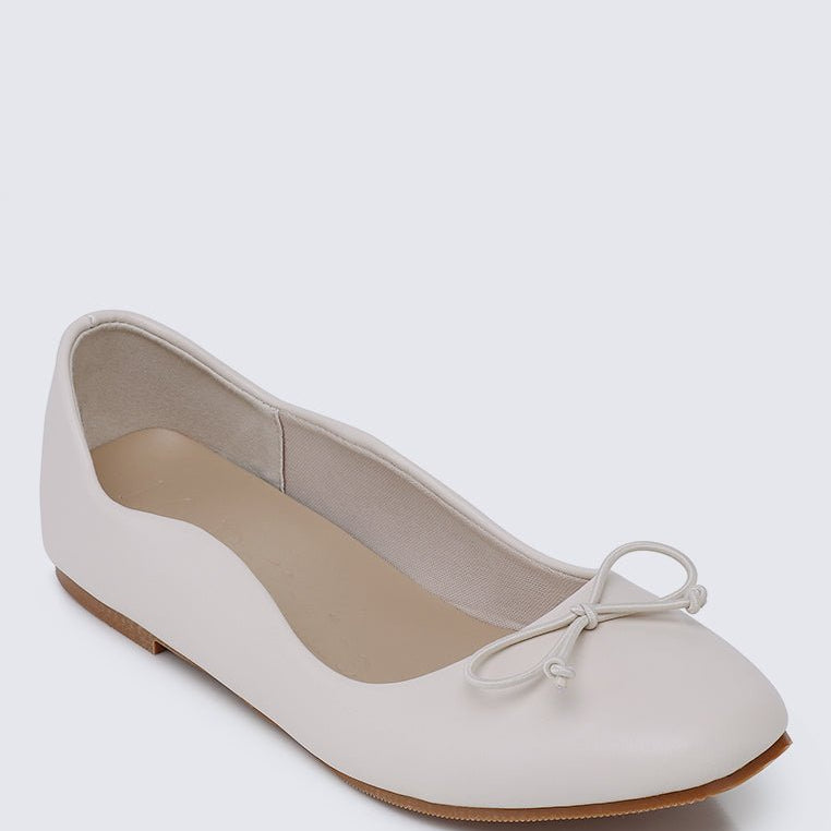Dorra Comfy Ballerina In BeigeShoes - myballerine