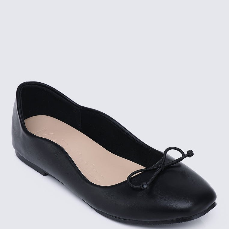 Dorra Comfy Ballerina In BlackShoes - myballerine