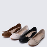 Dorra Comfy Ballerina In BrownShoes - myballerine