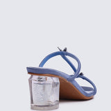 Dreams Come True Comfy Heels In Navy - myballerine