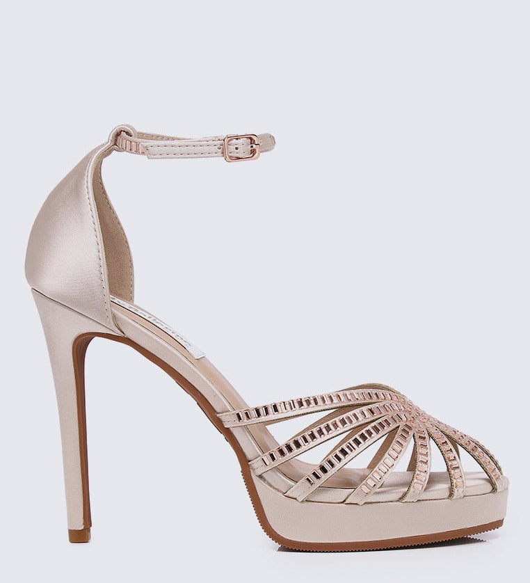 Dulce Comfy Heels In AlmondShoes - myballerine
