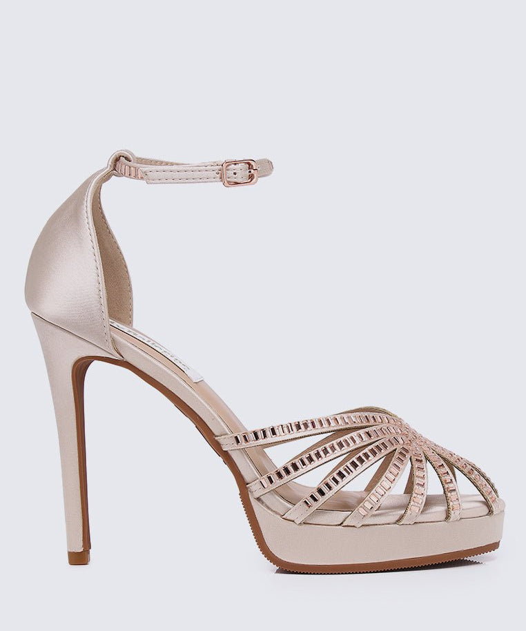Dulce Comfy Heels In AlmondShoes - myballerine