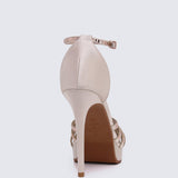 Dulce Comfy Heels In AlmondShoes - myballerine