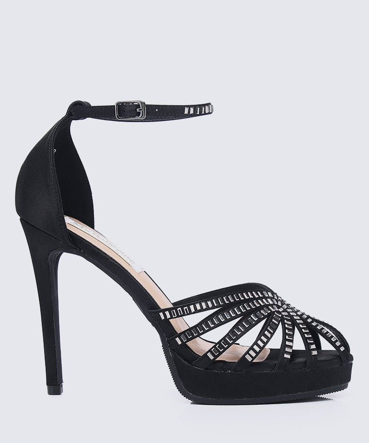 Dulce Comfy Heels In BlackShoes - myballerine