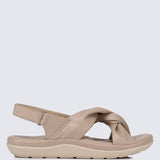 Easy Step Comfy Sandals In AlmondShoes - myballerine