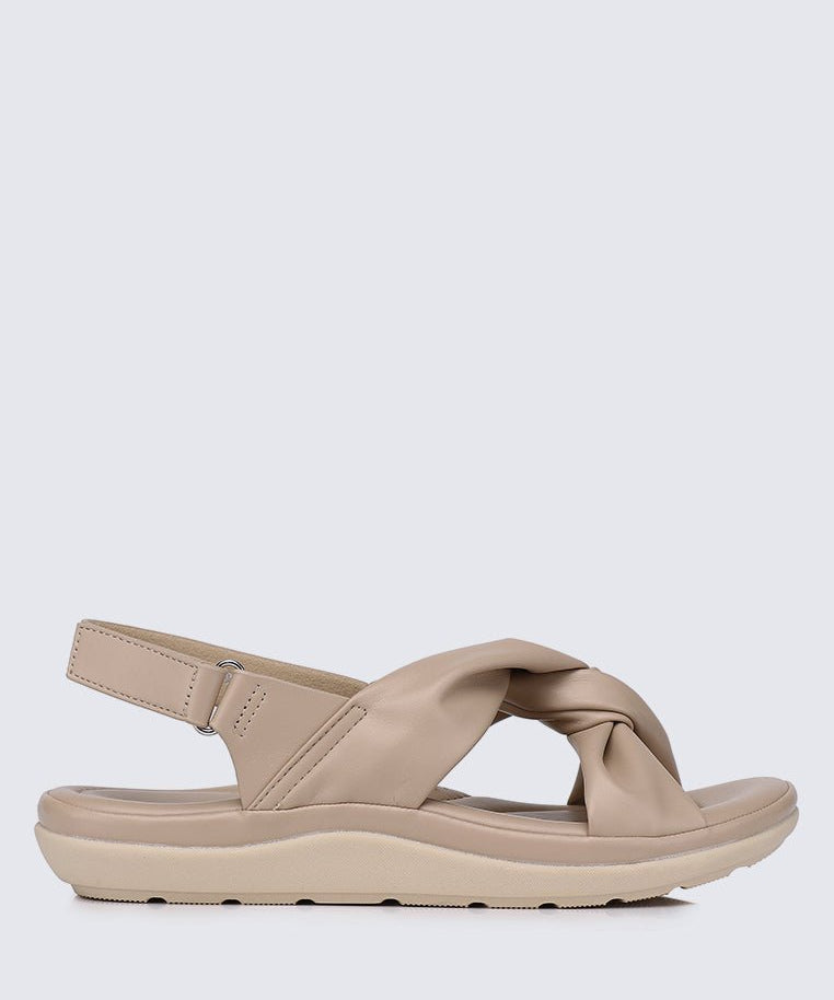 Easy Step Comfy Sandals In AlmondShoes - myballerine