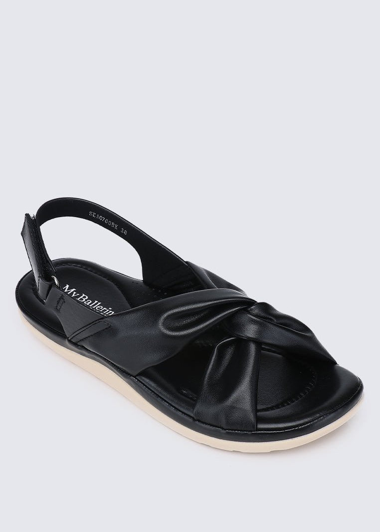 Easy Step Comfy Sandals In BlackShoes - myballerine