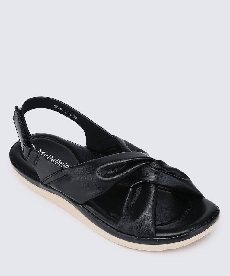 Easy Step Comfy Sandals In BlackShoes - myballerine