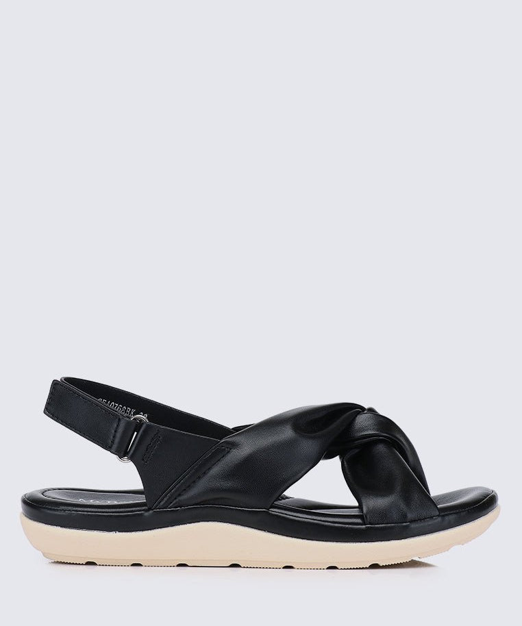 Easy Step Comfy Sandals In BlackShoes - myballerine