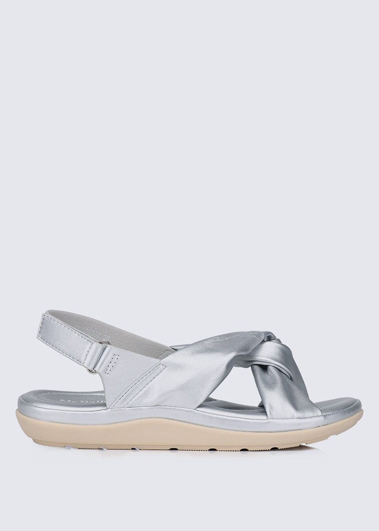 Easy Step Comfy Sandals In SilverShoes - myballerine