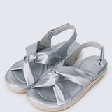 Easy Step Comfy Sandals In SilverShoes - myballerine