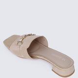 Ebony Comfy Sandals In AlmondSandals - myballerine
