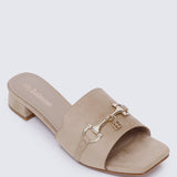 Ebony Comfy Sandals In AlmondShoes - myballerine