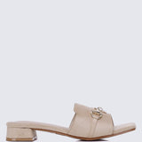 Ebony Comfy Sandals In AlmondShoes - myballerine