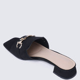 Ebony Comfy Sandals In BlackShoes - myballerine