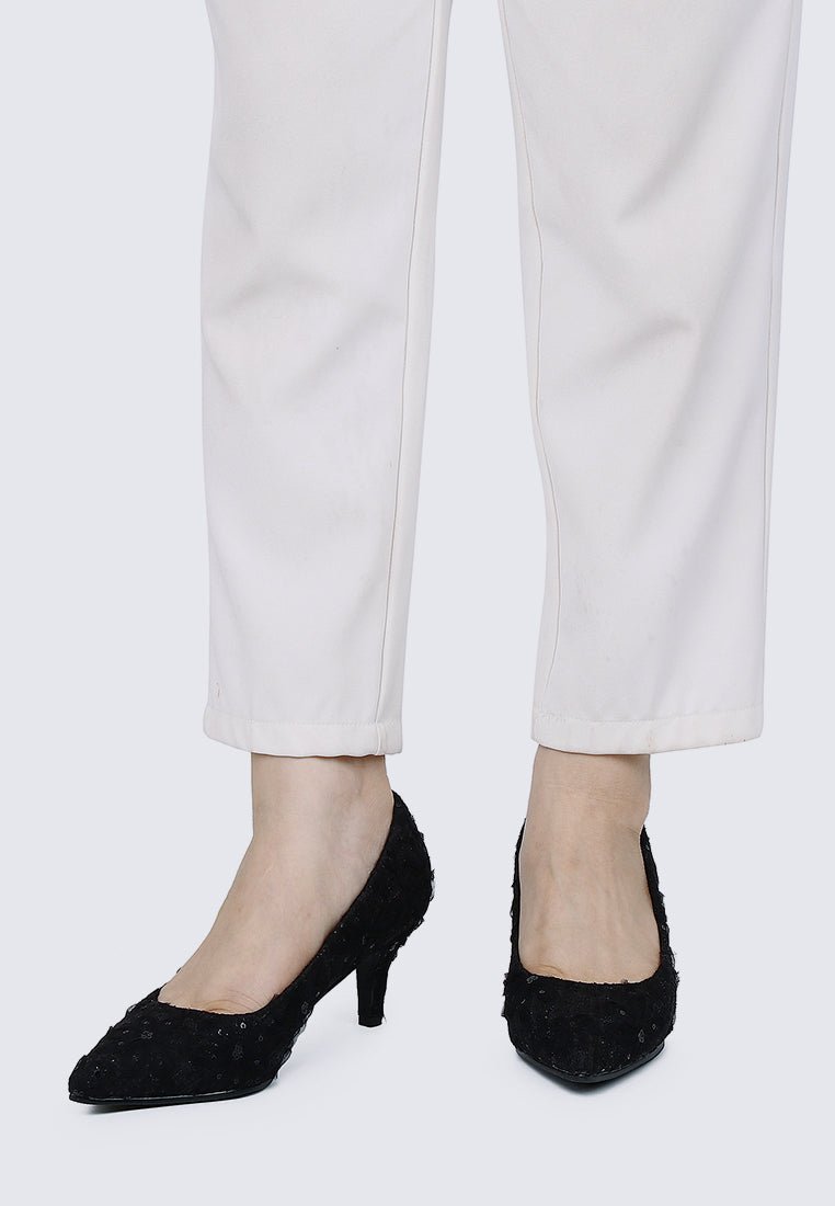 Elara Comfy Pumps In BlackPumps - myballerine