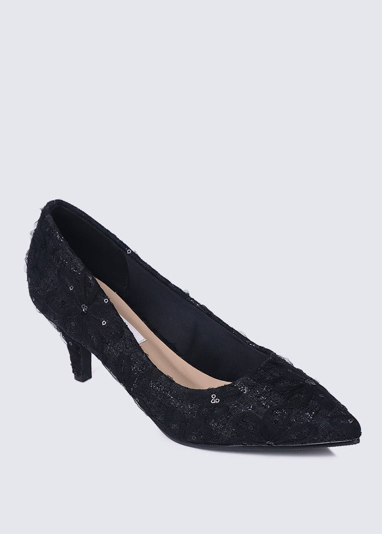 Elara Comfy Pumps In BlackPumps - myballerine