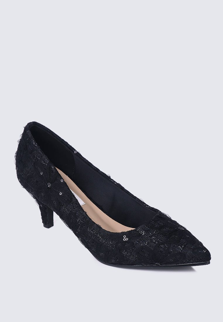 Elara Comfy Pumps In BlackPumps - myballerine