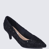 Elara Comfy Pumps In BlackPumps - myballerine