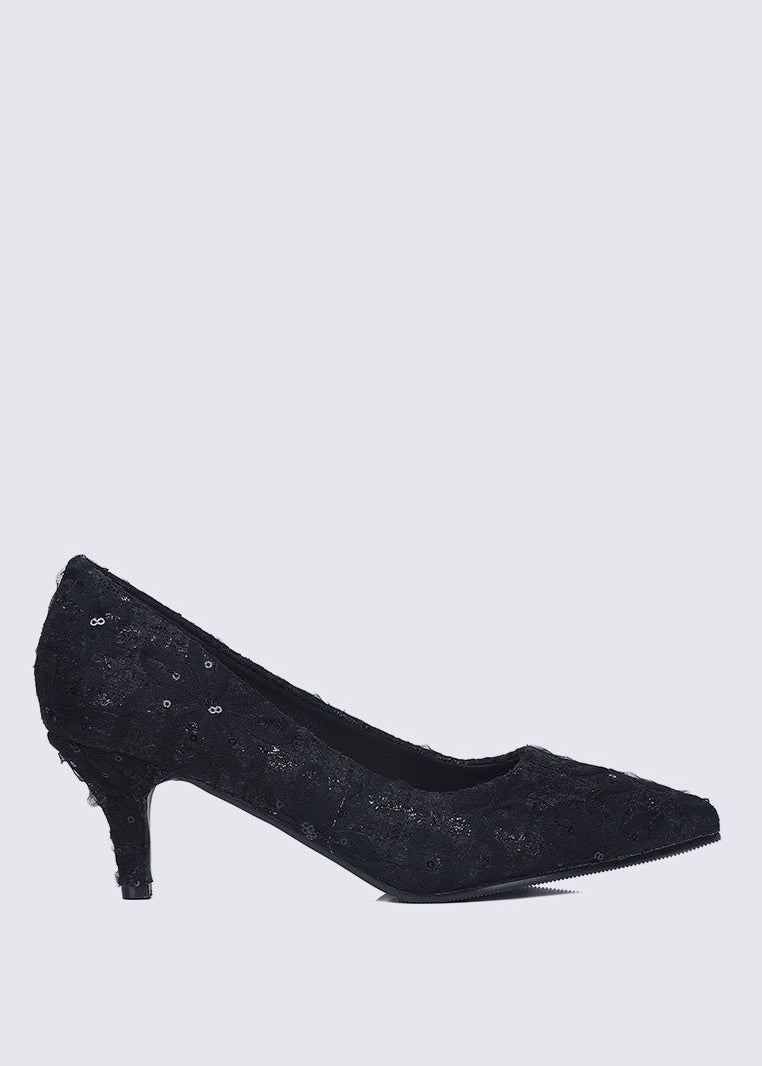 Elara Comfy Pumps In BlackPumps - myballerine