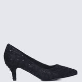 Elara Comfy Pumps In BlackPumps - myballerine