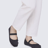 Eleanee Comfy Ballerina In Black - myballerine